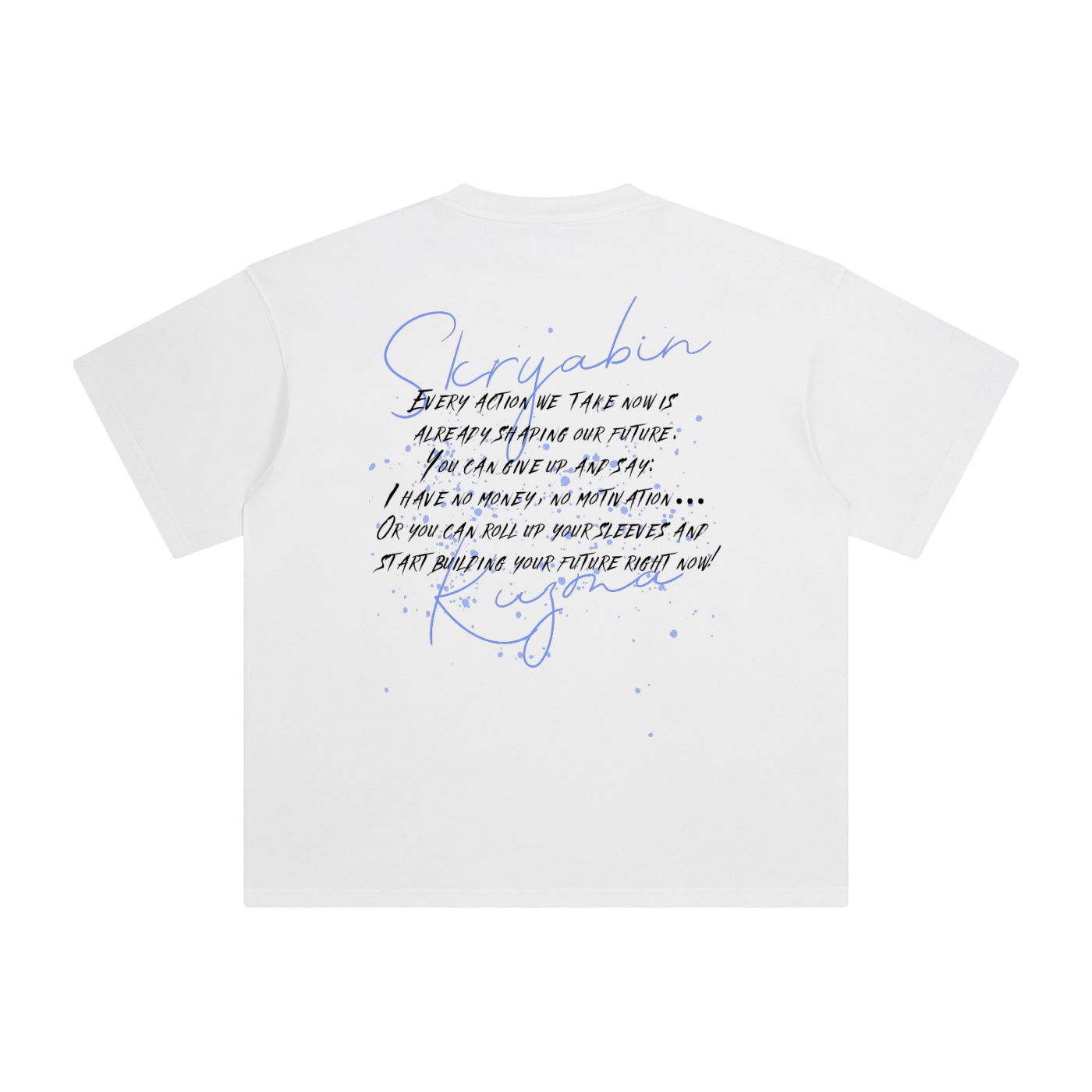 Enzyme Washed T-Shirt / Skryabin