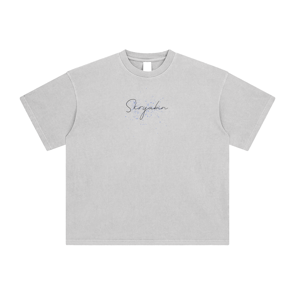 Enzyme Washed T-Shirt / Skryabin
