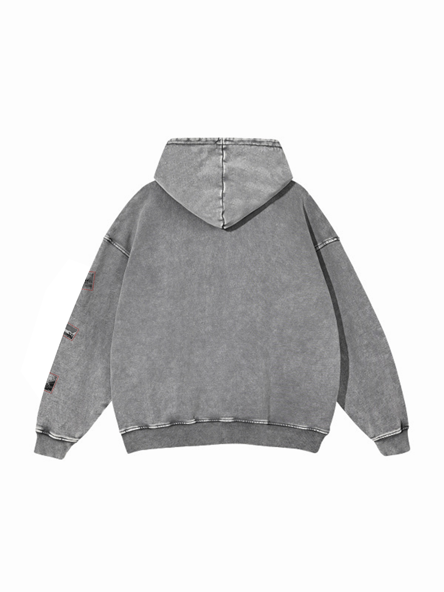 Snow Washed Loose Cotton Hoodie / UA Home