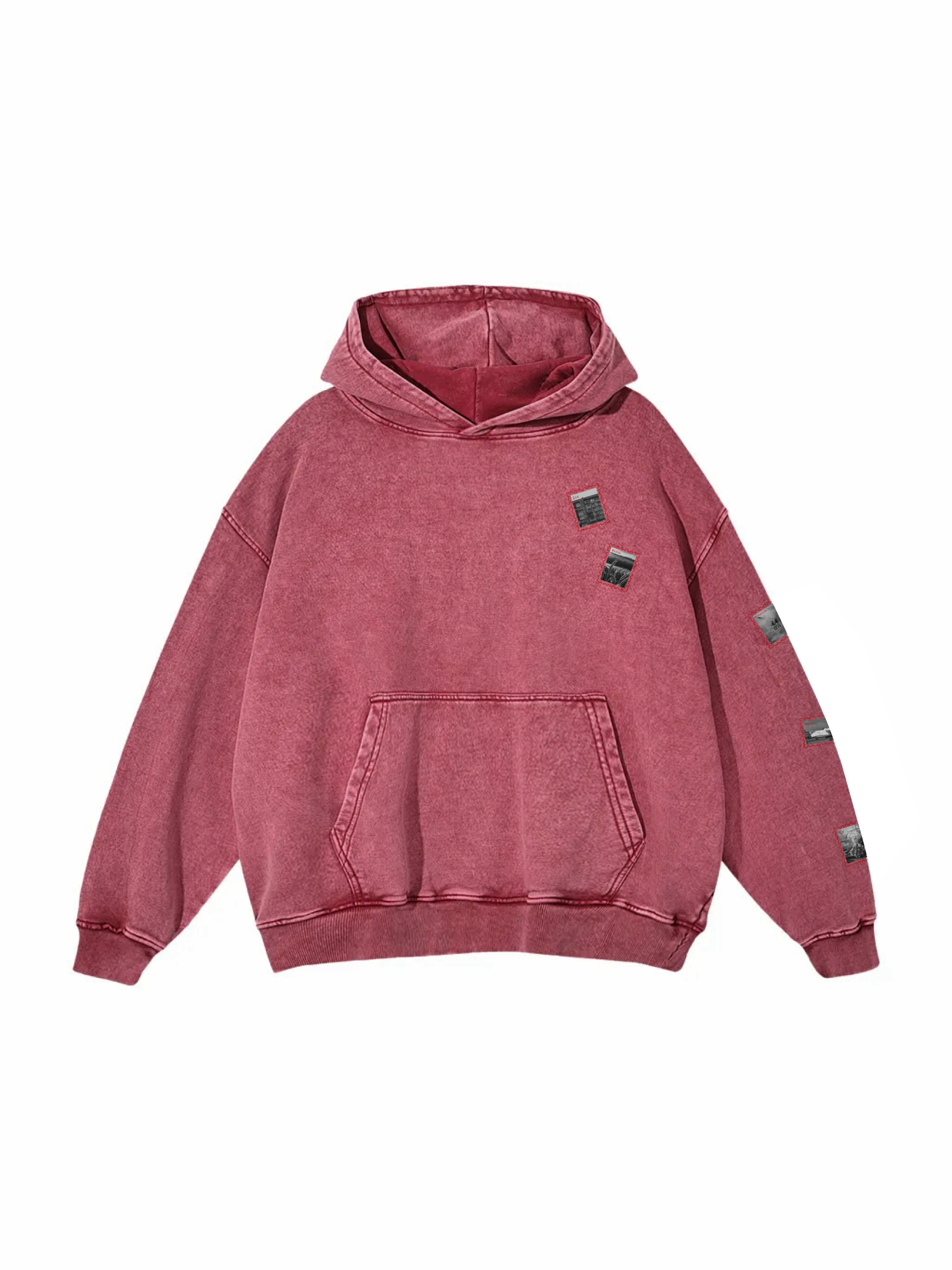 Snow Washed Loose Cotton Hoodie / UA Home