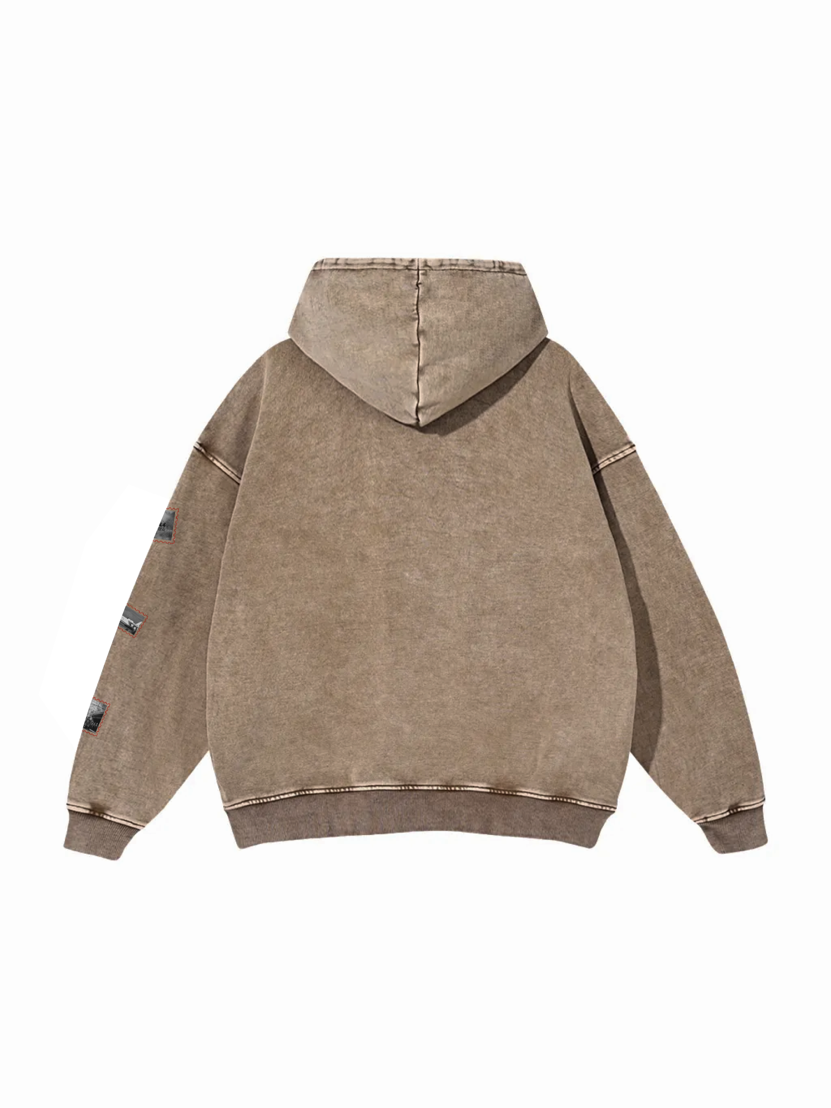 Snow Washed Loose Cotton Hoodie / UA Home