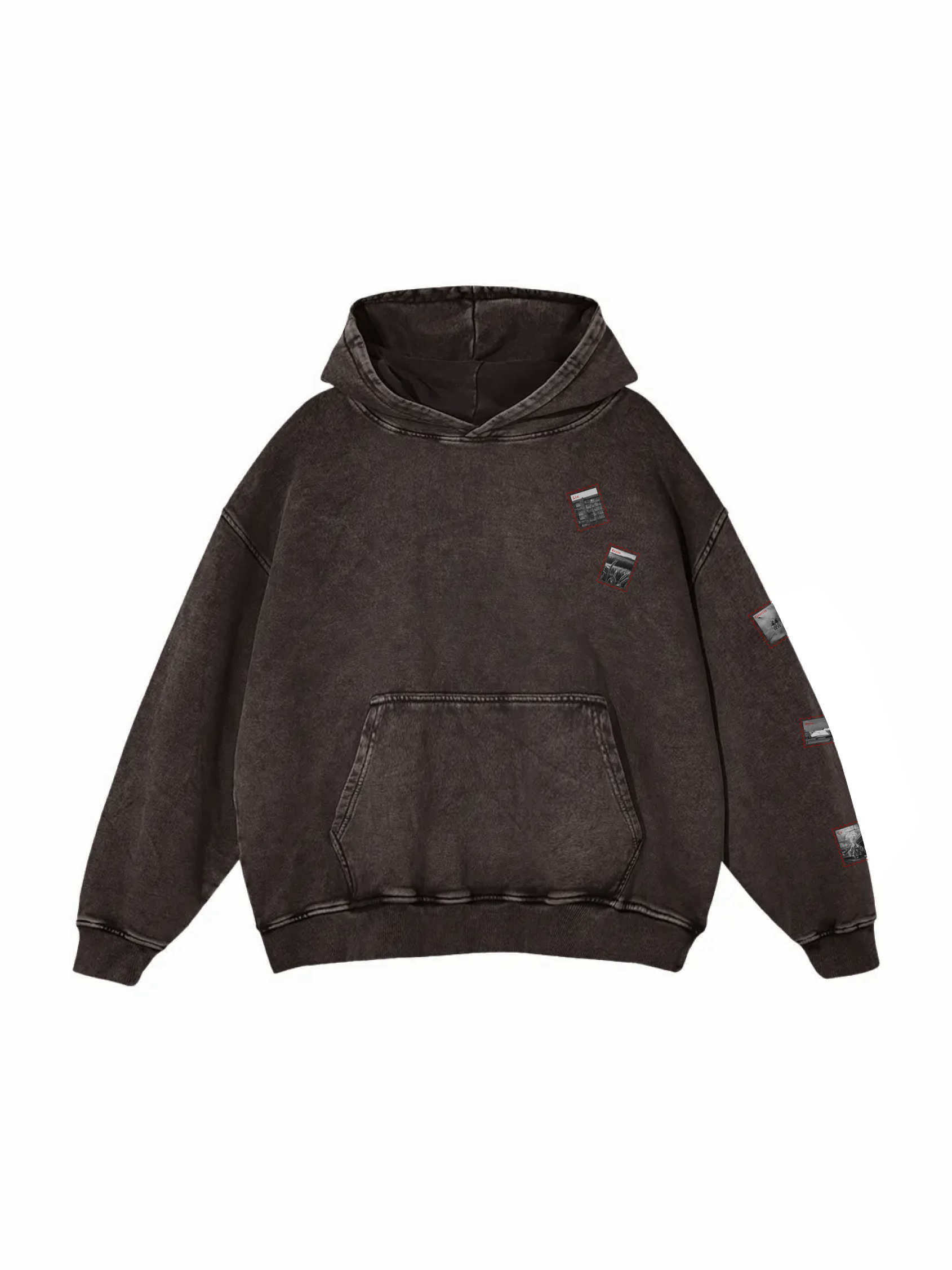 Snow Washed Loose Cotton Hoodie / UA Home