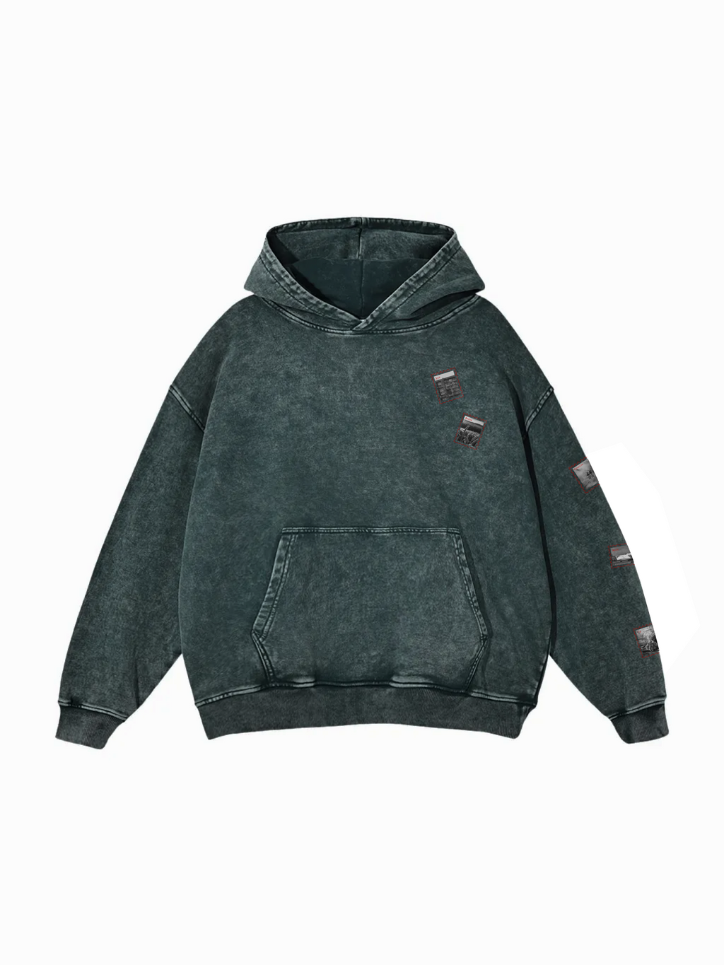 Snow Washed Loose Cotton Hoodie / UA Home