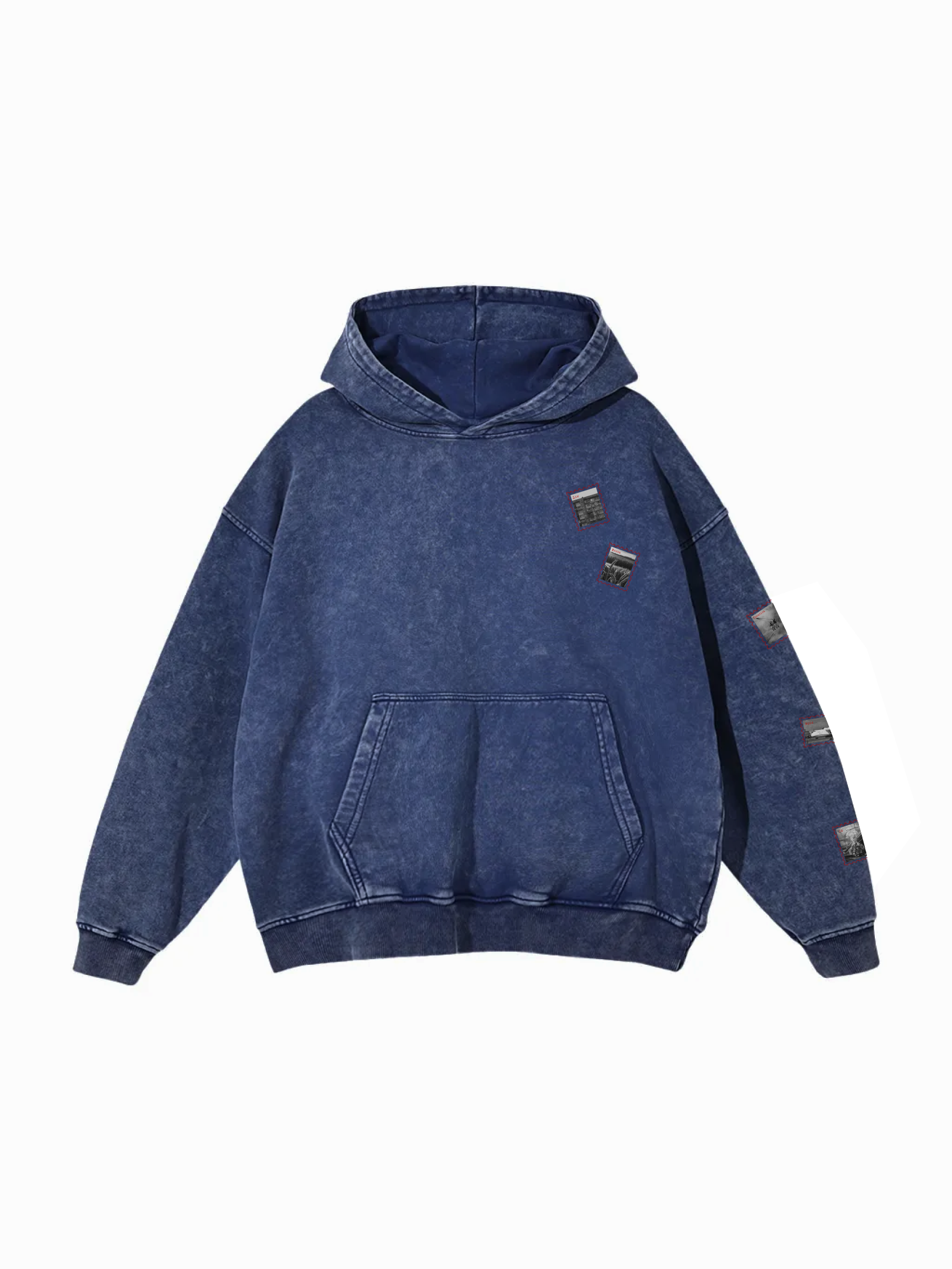 Snow Washed Loose Cotton Hoodie / UA Home
