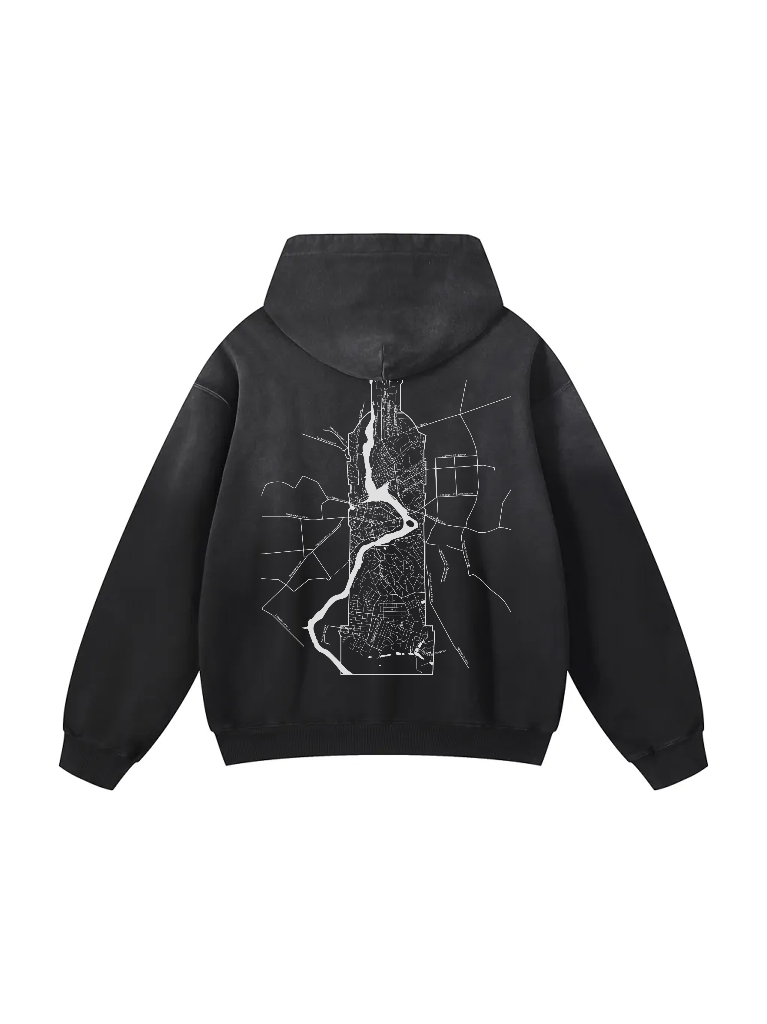 Personalized / Your city / ХАРКІВ / Твоє місто / Heavyweight Sunfade Oversized Hoodie