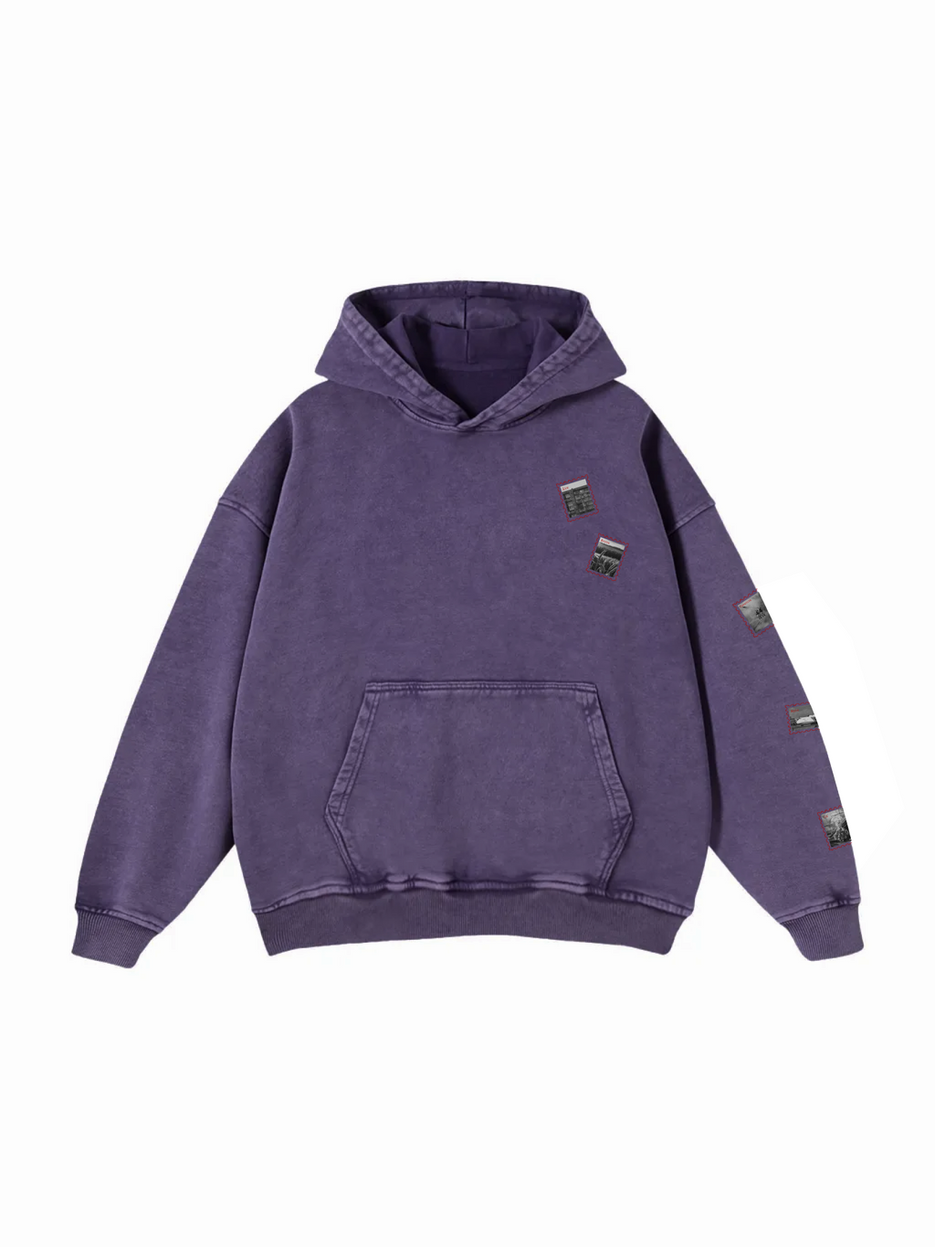 Snow Washed Loose Cotton Hoodie / UA Home