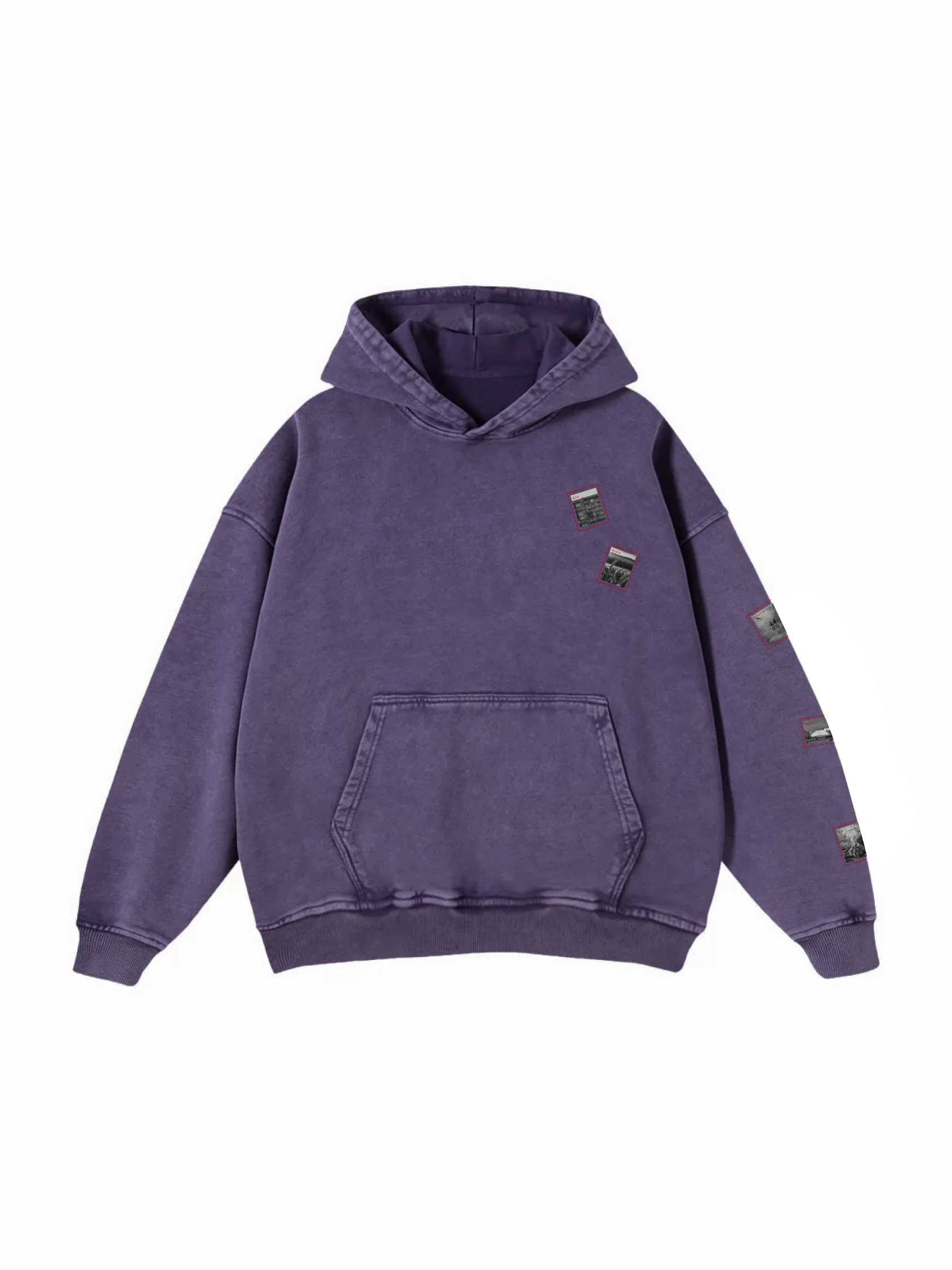 Snow Washed Loose Cotton Hoodie / UA Home