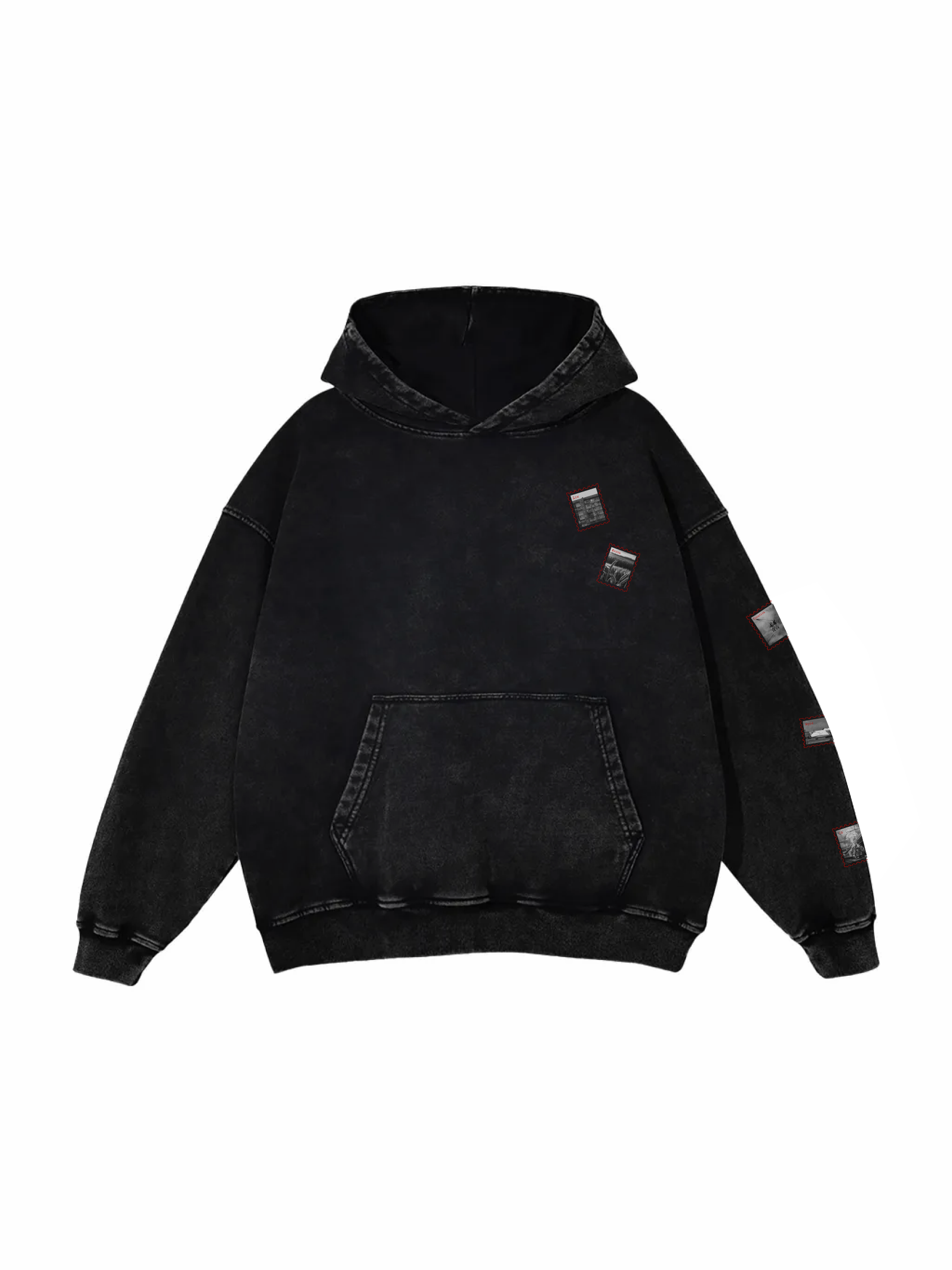 Snow Washed Loose Cotton Hoodie / UA Home