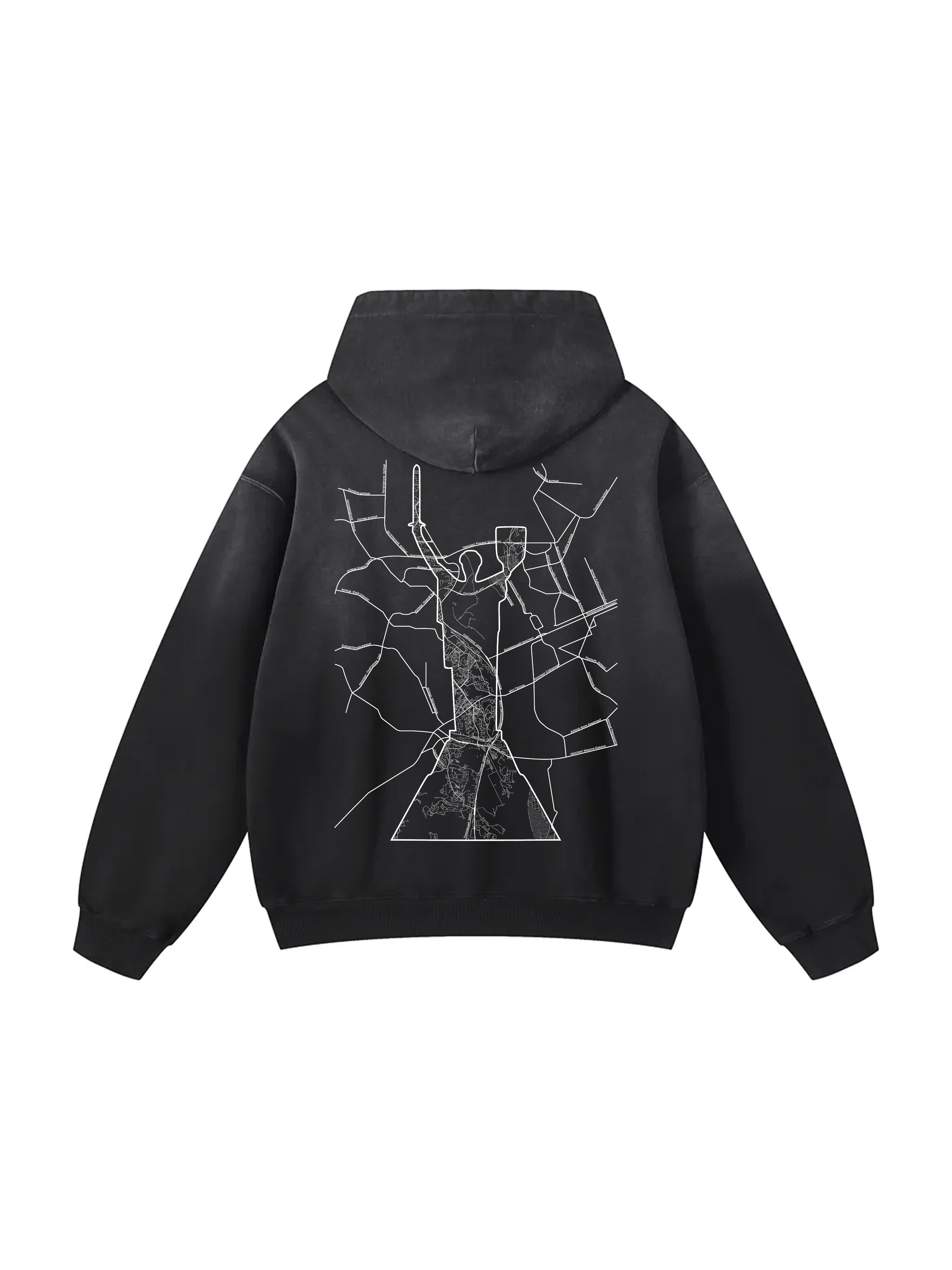 Personalized / Your city / ХАРКІВ / Твоє місто / Heavyweight Sunfade Oversized Hoodie