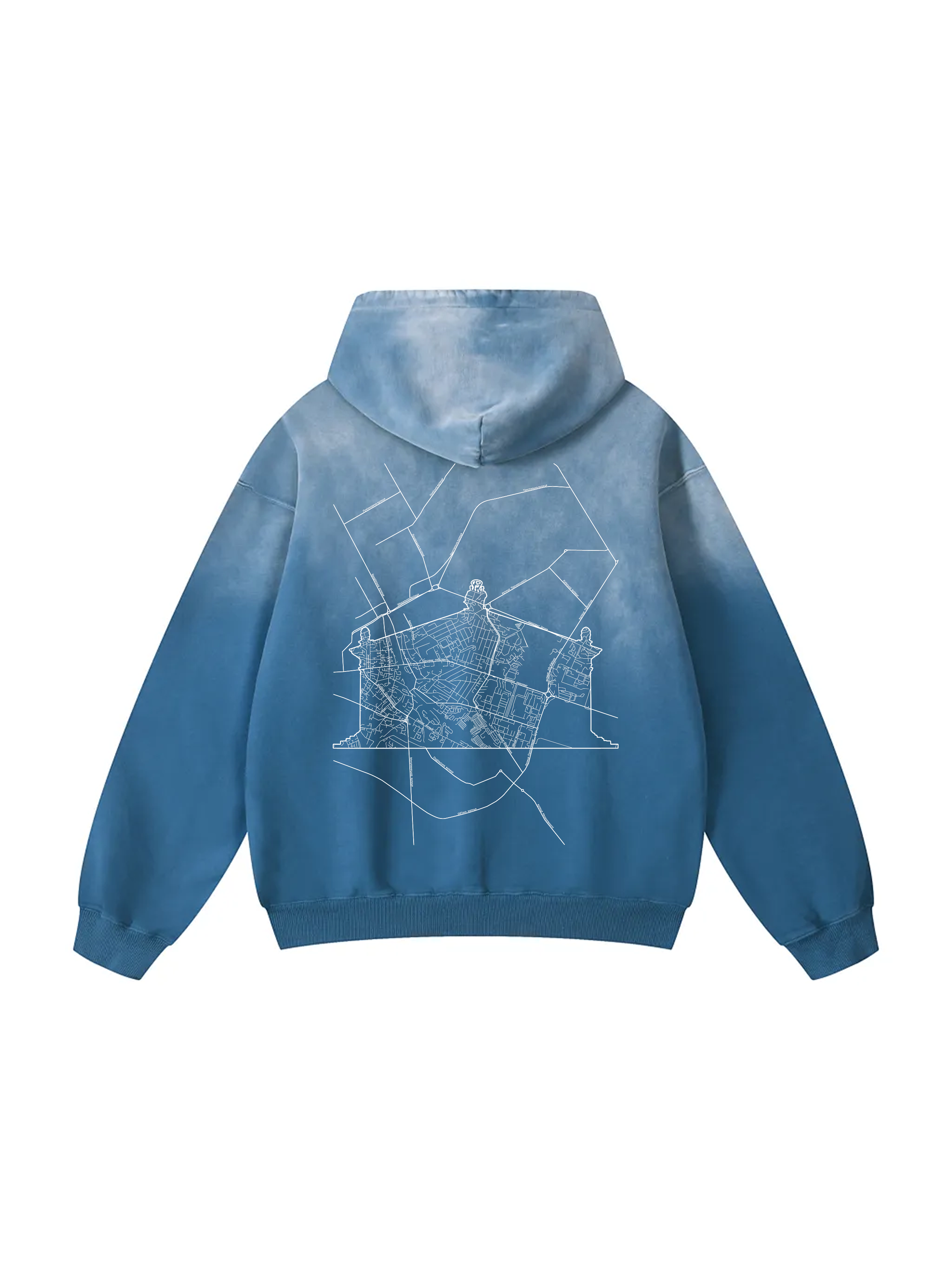 Personalized / Your city / ТЕРНОПІЛЬ / Твоє місто / Heavyweight Sunfade Oversized Hoodie