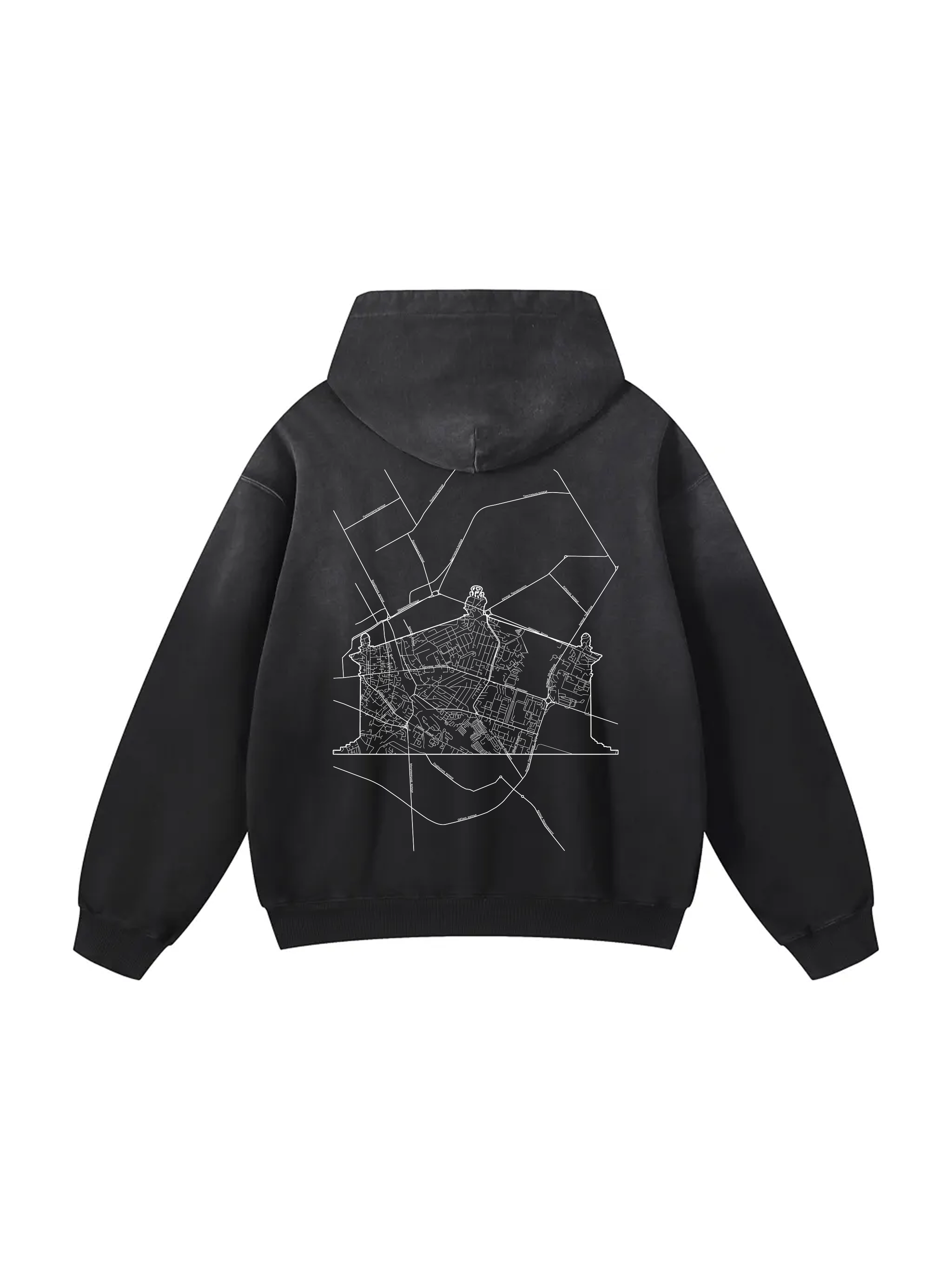 Personalized / Your city / ВІННИЦЯ / Твоє місто / Heavyweight Sunfade Oversized Hoodie