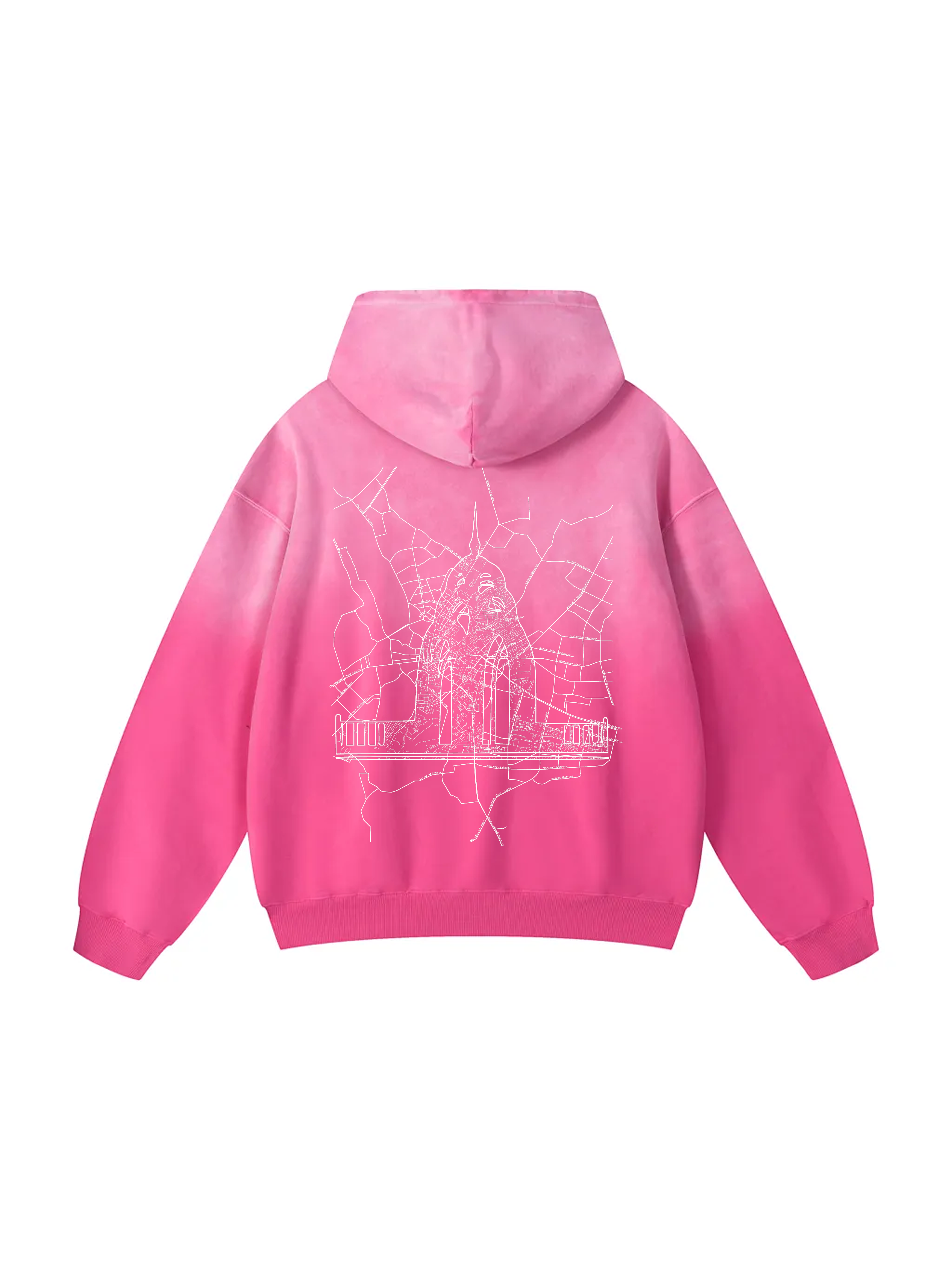 Personalized / Your city / ХАРКІВ / Твоє місто / Heavyweight Sunfade Oversized Hoodie