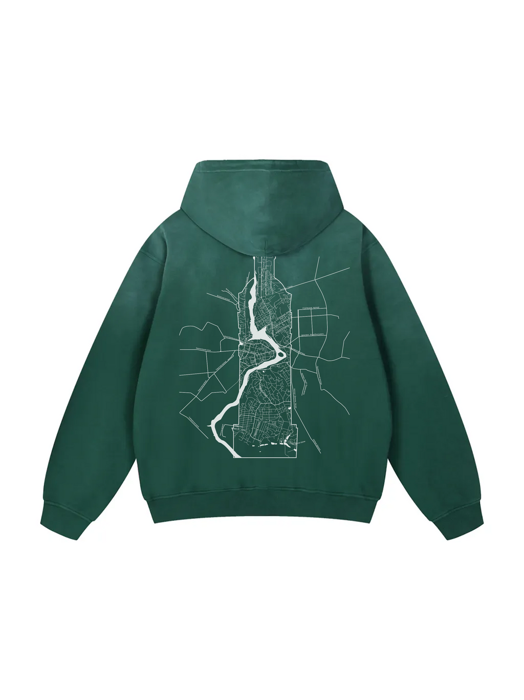 Personalized / Your city / ТЕРНОПІЛЬ / Твоє місто / Heavyweight Sunfade Oversized Hoodie