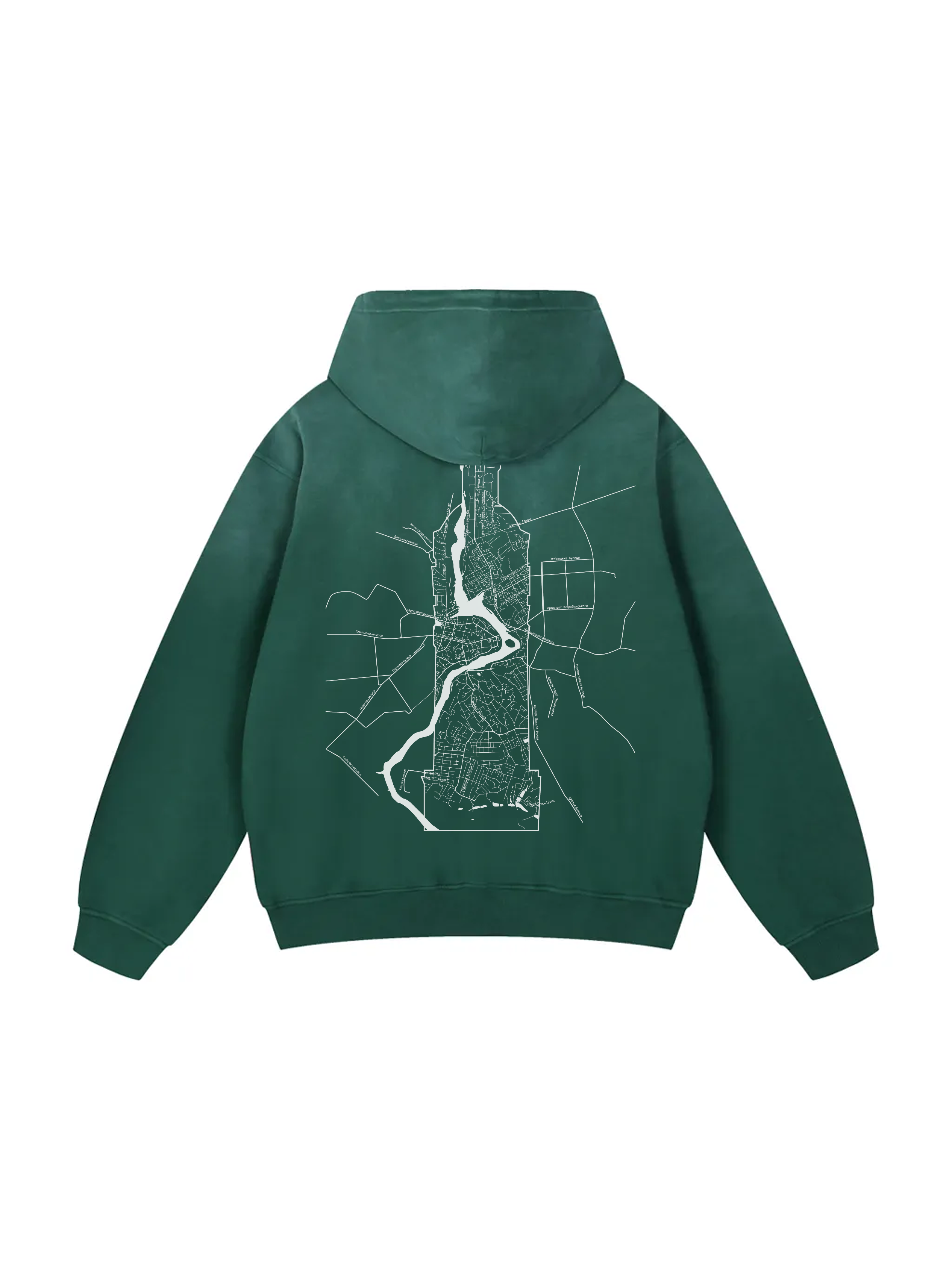 Personalized / Your city / ТЕРНОПІЛЬ / Твоє місто / Heavyweight Sunfade Oversized Hoodie