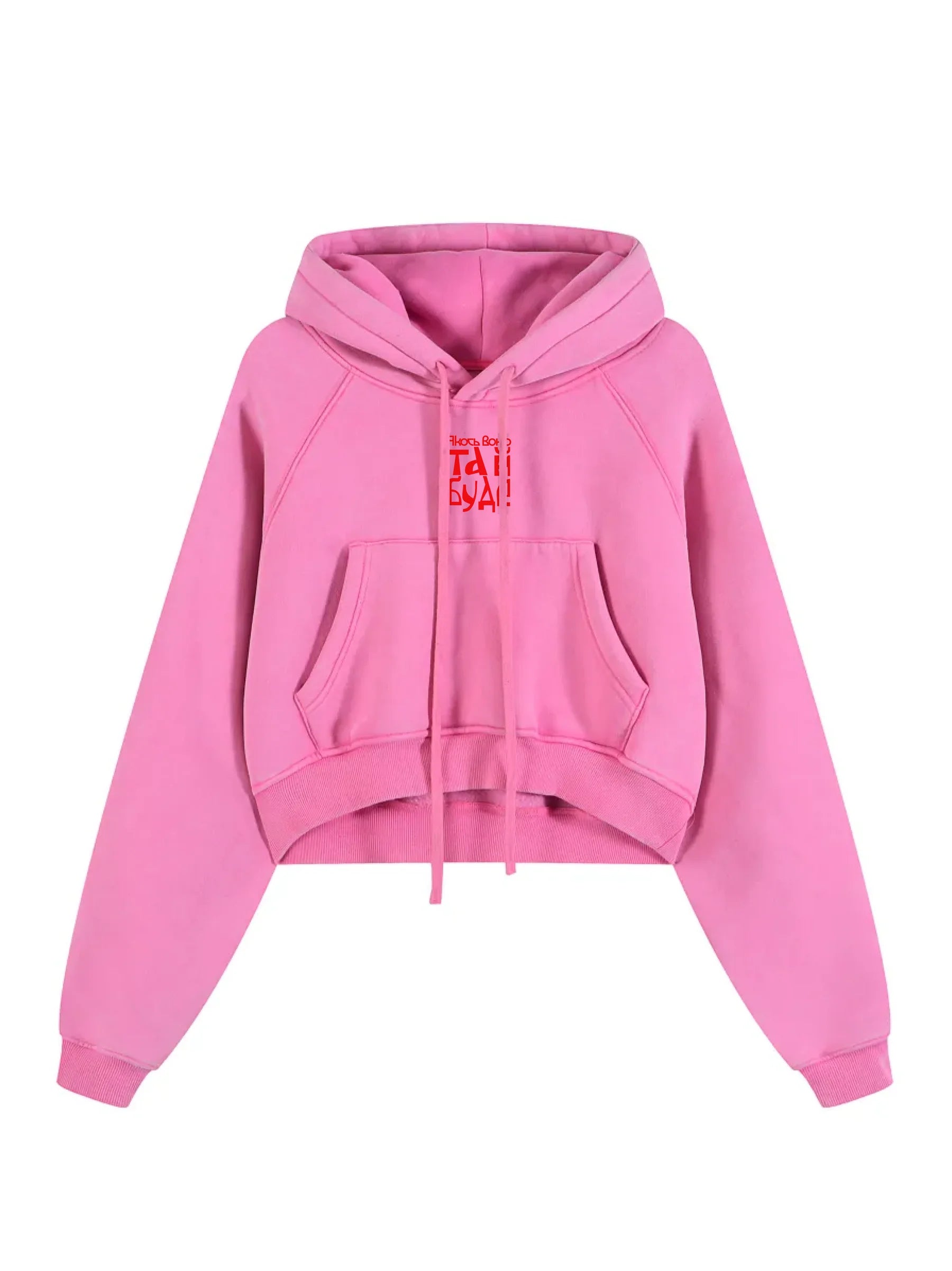 Snow Washed Cropped Hoodie / Якось воно та й буде