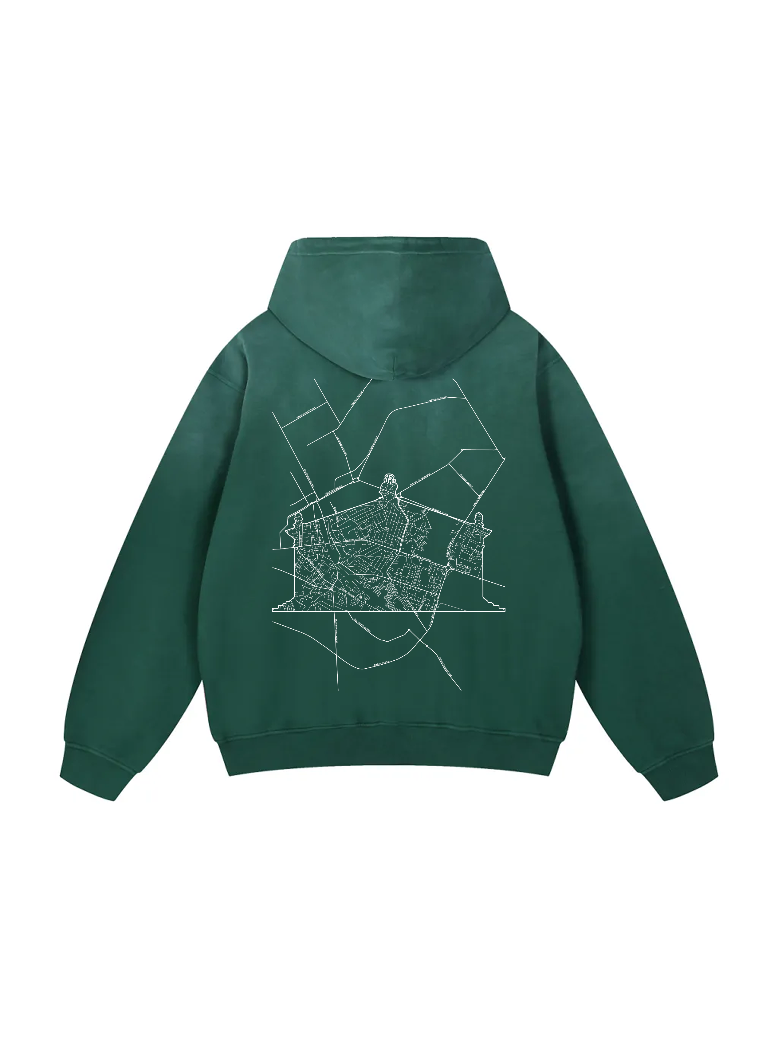 Personalized / Your city / ХАРКІВ / Твоє місто / Heavyweight Sunfade Oversized Hoodie