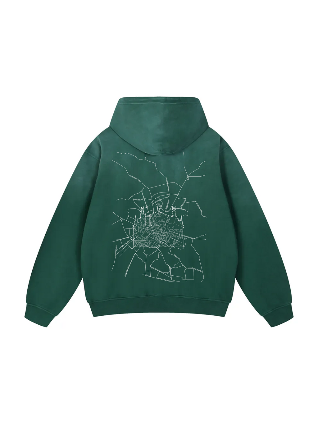 Personalized / Your city / ХАРКІВ / Твоє місто / Heavyweight Sunfade Oversized Hoodie