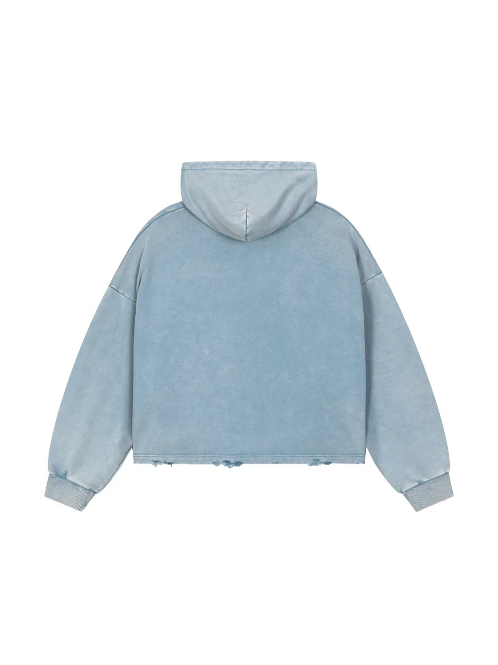 Vintage Washed Frayed-Hem Hoodie / Незламність / UA / Ukrainian