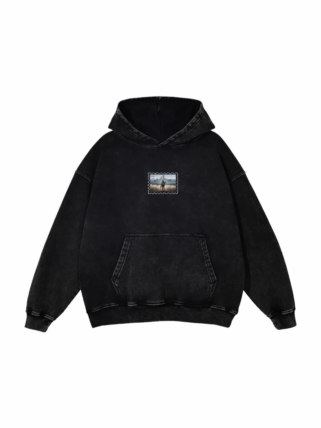 Поштова марка РВК ІНХ / Snow Washed Loose Cotton Hoodie