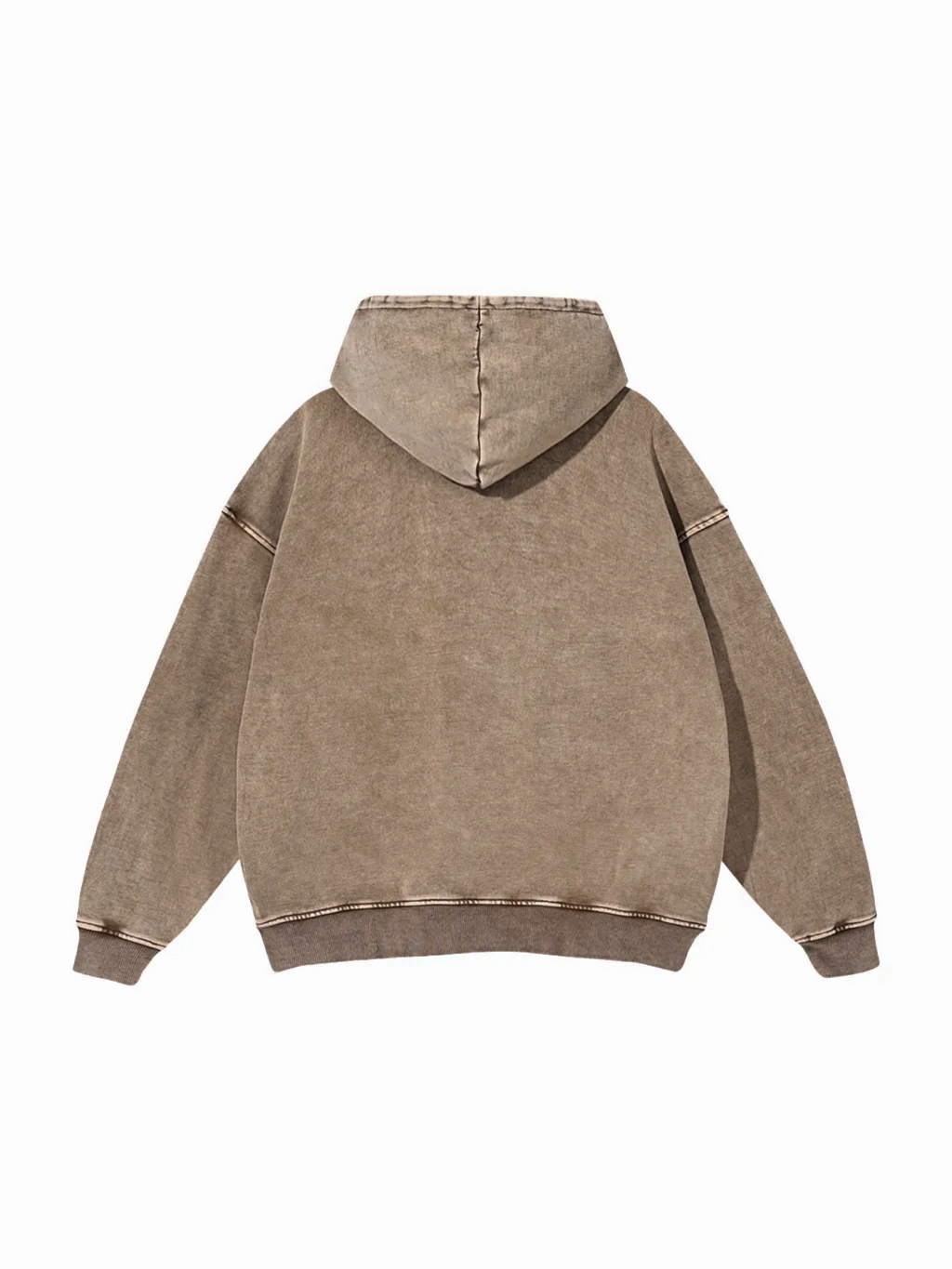 ST / LIMITED / Snow Washed Loose Cotton Hoodie