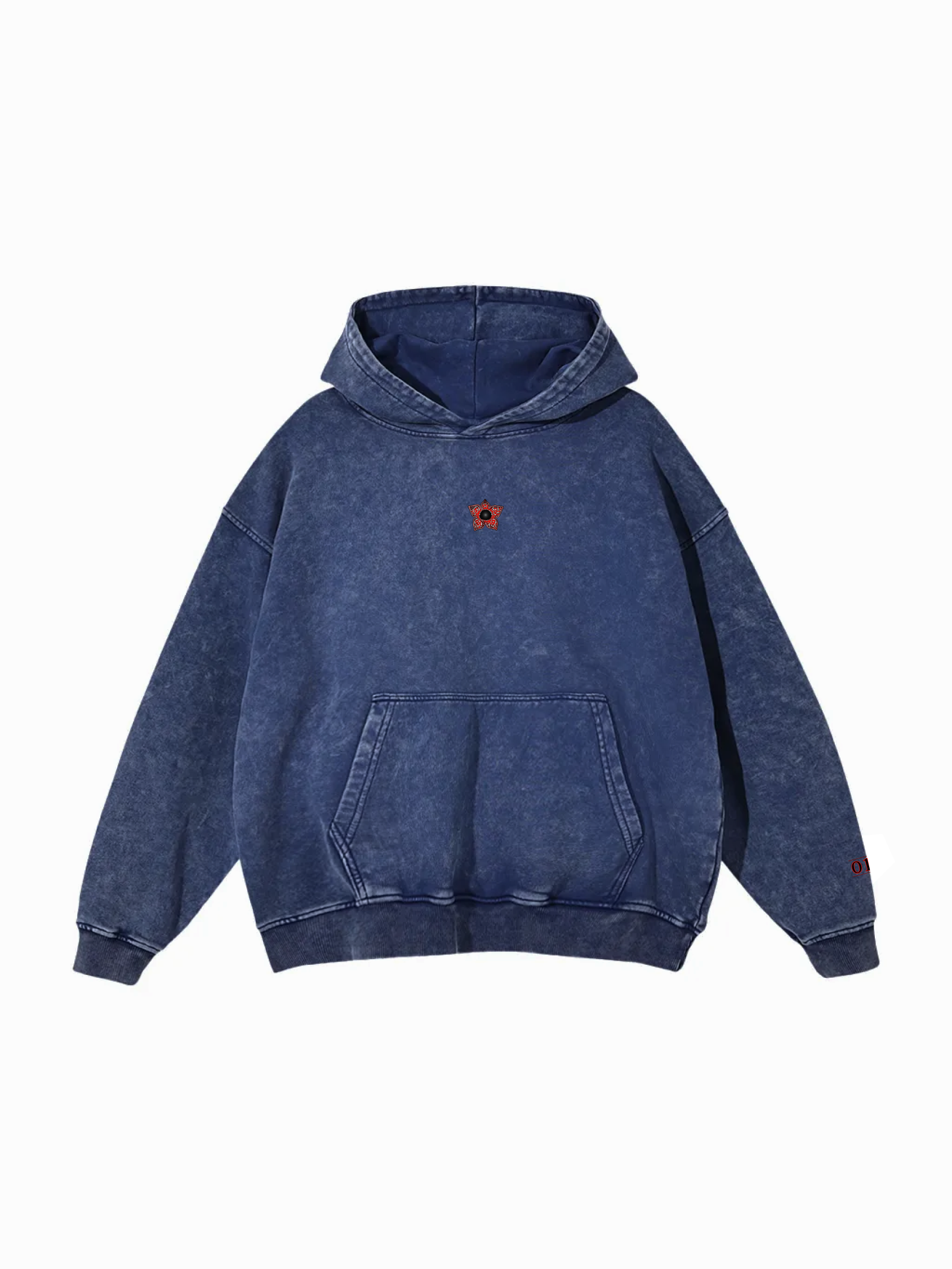 ST / LIMITED / Snow Washed Loose Cotton Hoodie