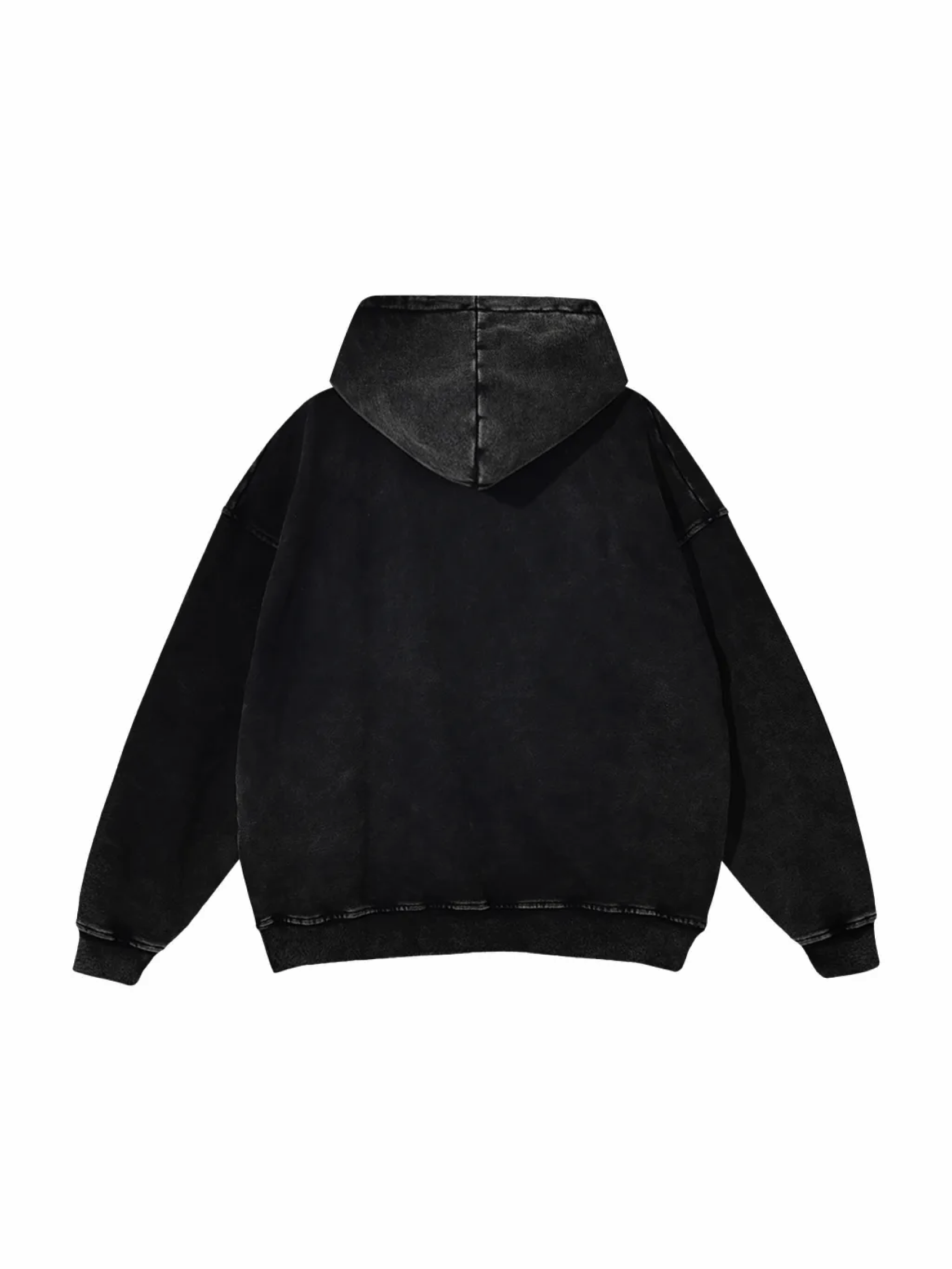 ST / LIMITED / Snow Washed Loose Cotton Hoodie
