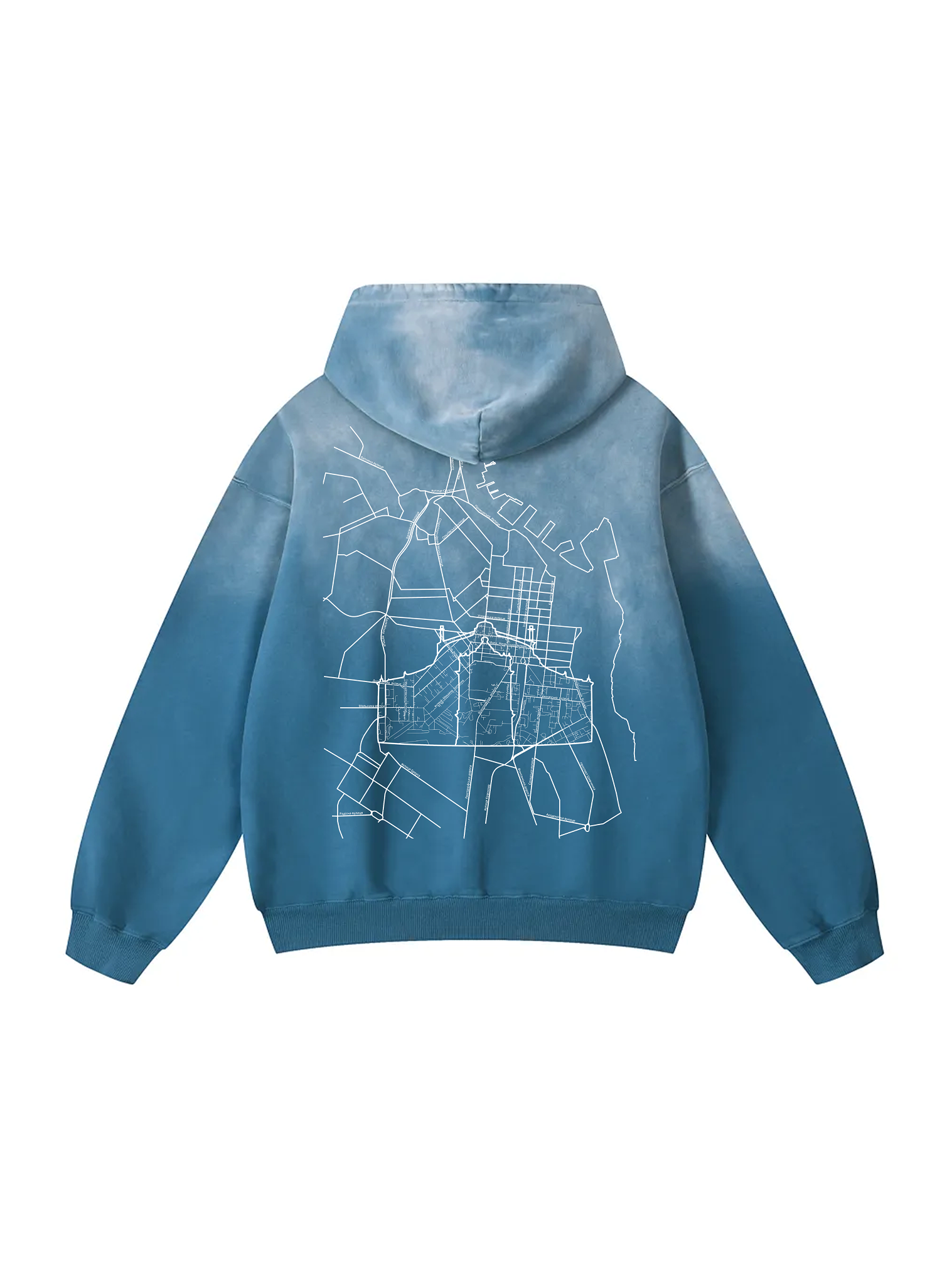 Personalized / Your city / ОДЕСА / Твоє місто / Heavyweight Sunfade Oversized Hoodie