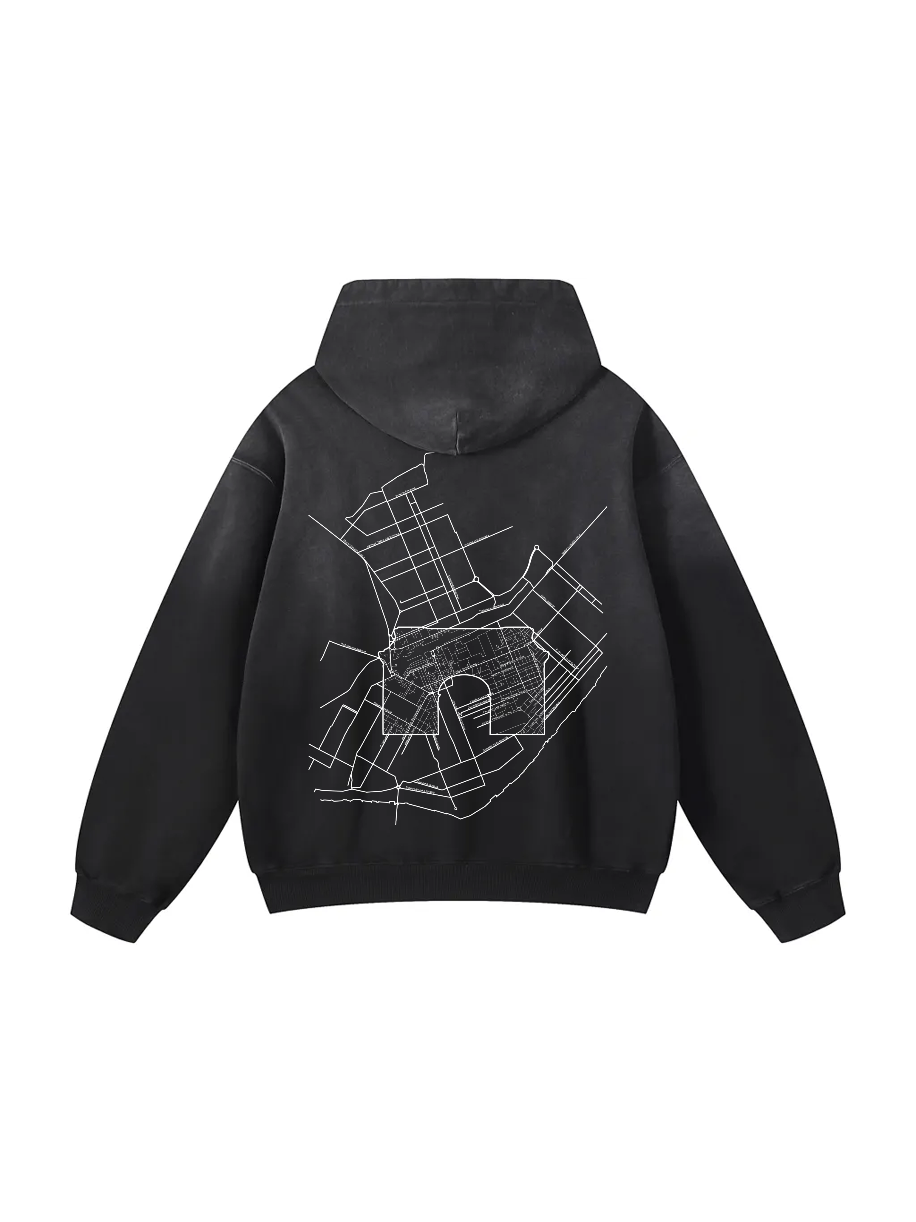 Personalized / Your city / ХЕРСОН / Твоє місто / Heavyweight Sunfade Oversized Hoodie