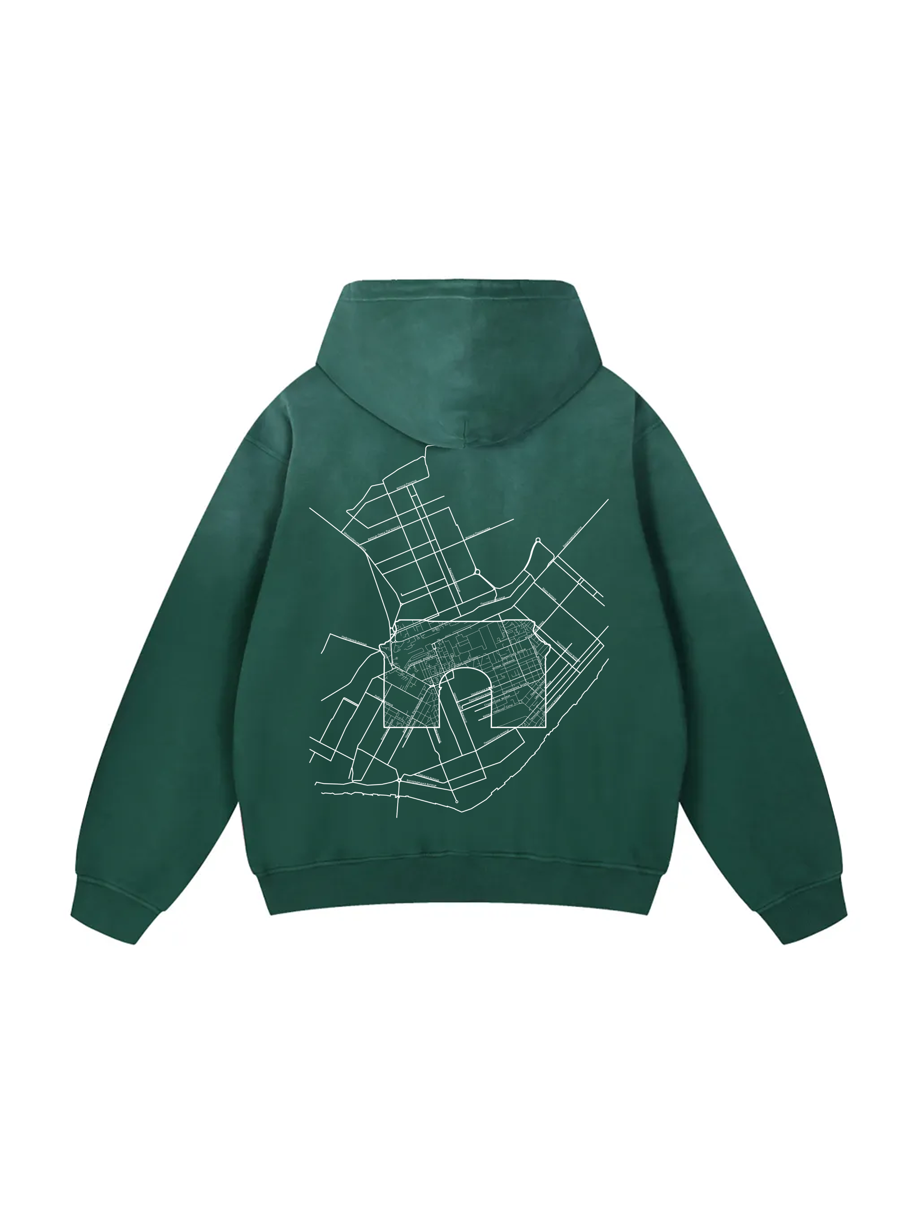 Personalized / Your city / ХЕРСОН / Твоє місто / Heavyweight Sunfade Oversized Hoodie