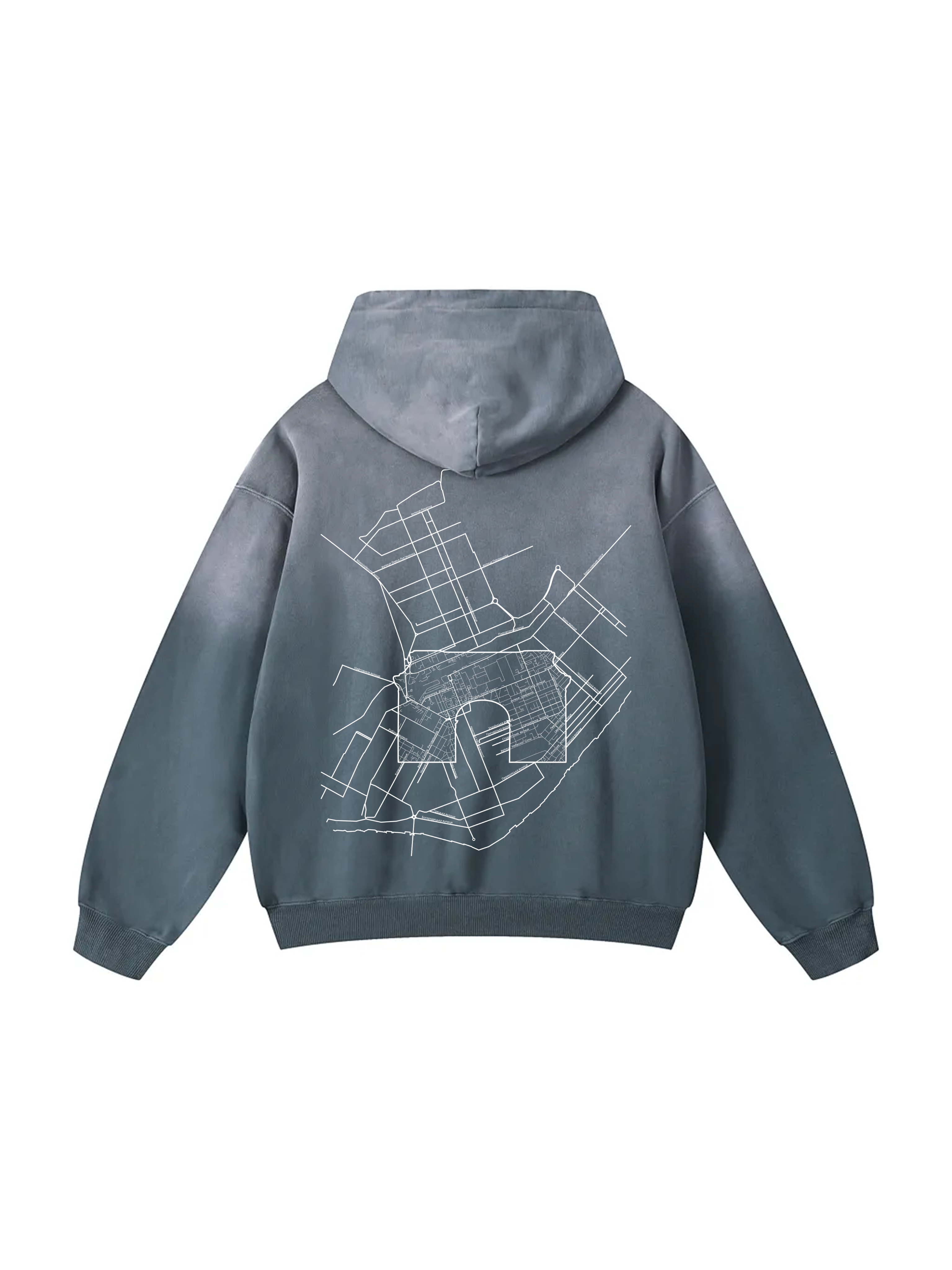 Personalized / Your city / ХЕРСОН / Твоє місто / Heavyweight Sunfade Oversized Hoodie