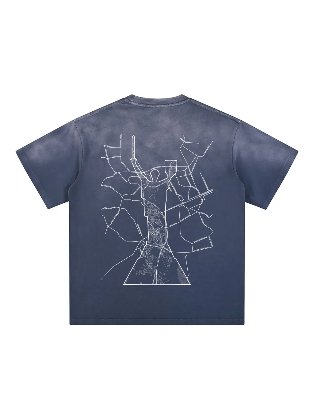 Personalized / Your city / Твоє місто / Sunfade Edge Gradient T-Shirt