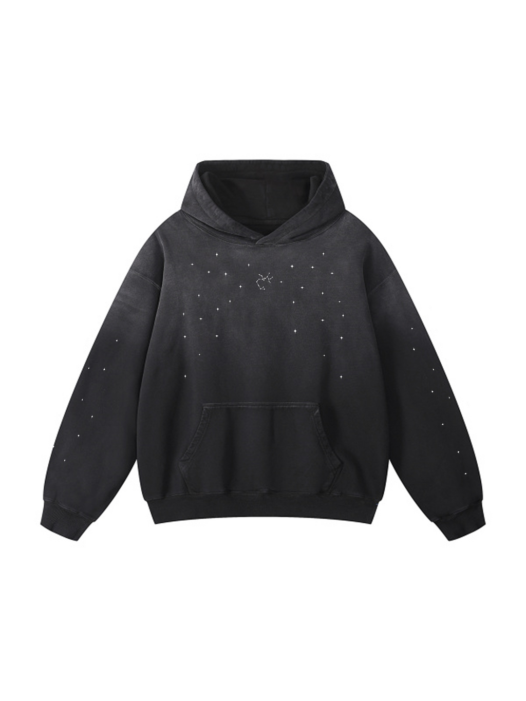 Personalized / Zodiac sign / Heavyweight Sunfade Oversized Hoodie