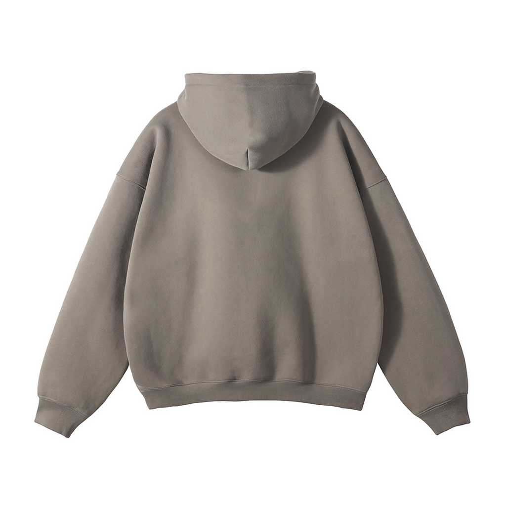 Oversize Fleeced Hoodie / Немає часу на журбу