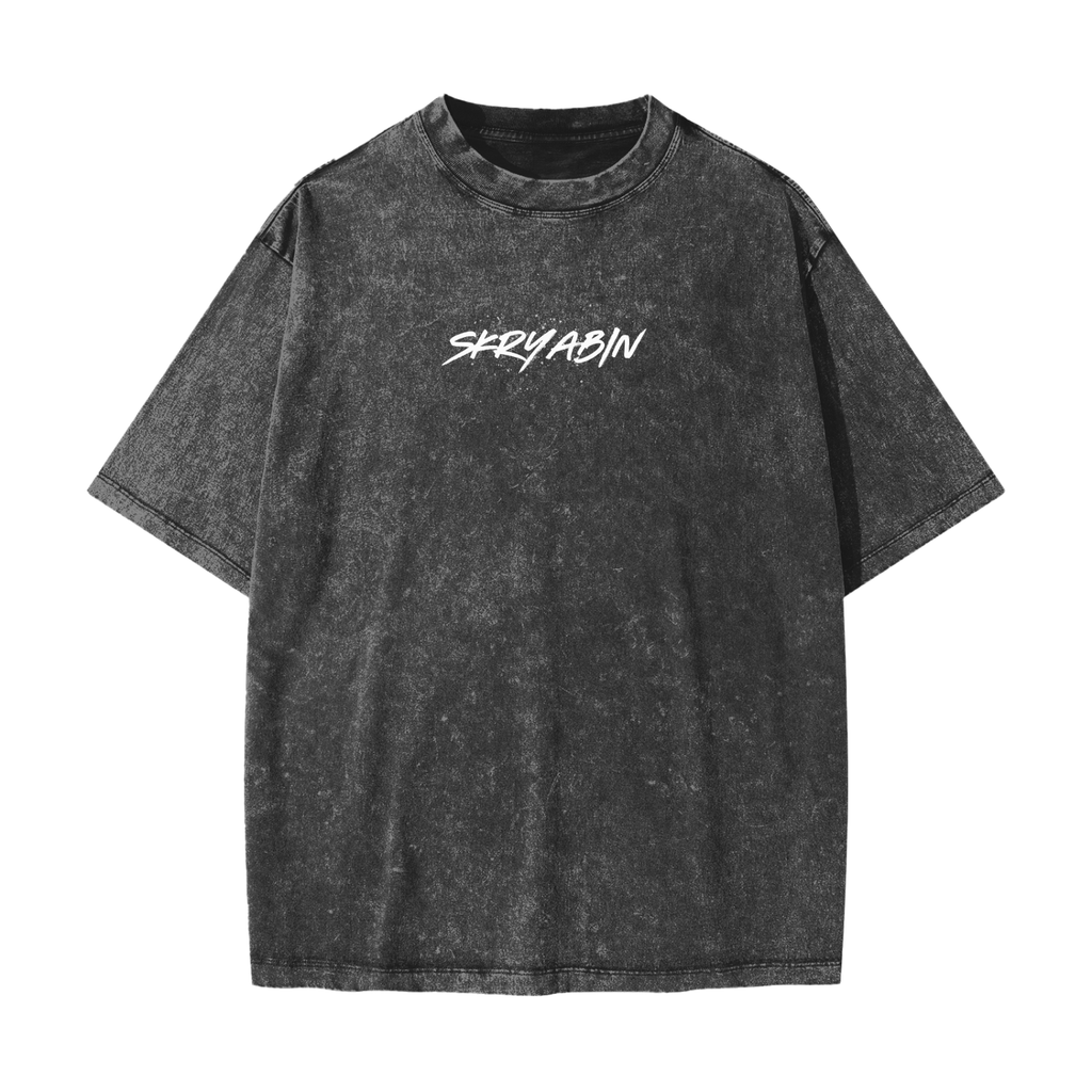 Heavyweight Snow Washed T-Shirt / Skryabin