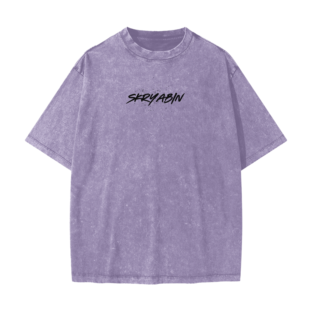 Heavyweight Snow Washed T-Shirt / Skryabin